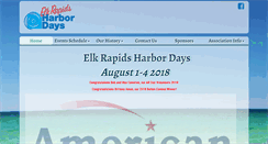 Desktop Screenshot of elkrapidsharbordays.org